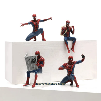 Hasbro Marvel Spider Man Anime Action Figure Superhero Spiderman 7-9cm Spider-Man Collection Mini Toys Model Children Gifts