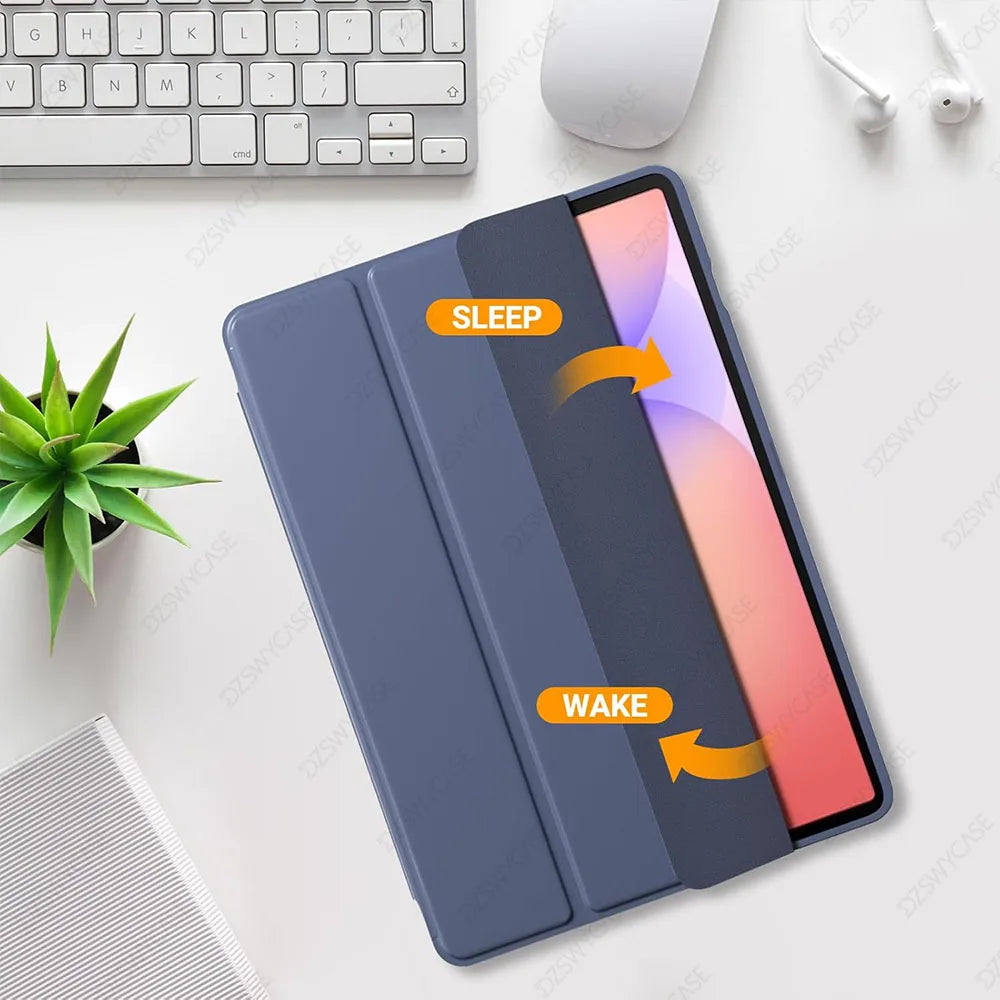 Case for Samsung Galaxy Tab S10/S9 FE / S10 Lite 10.9 inch / S9 11 inch Tablet, Ultra-Thin Protective Cover with Auto Sleep/Wake