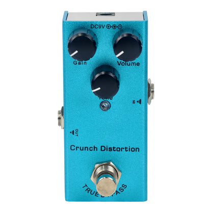 Electric Guitar Pedal: Overdrive/Distortion/Chorus/Delay/Tremolo/Analog Delay, True Bypass