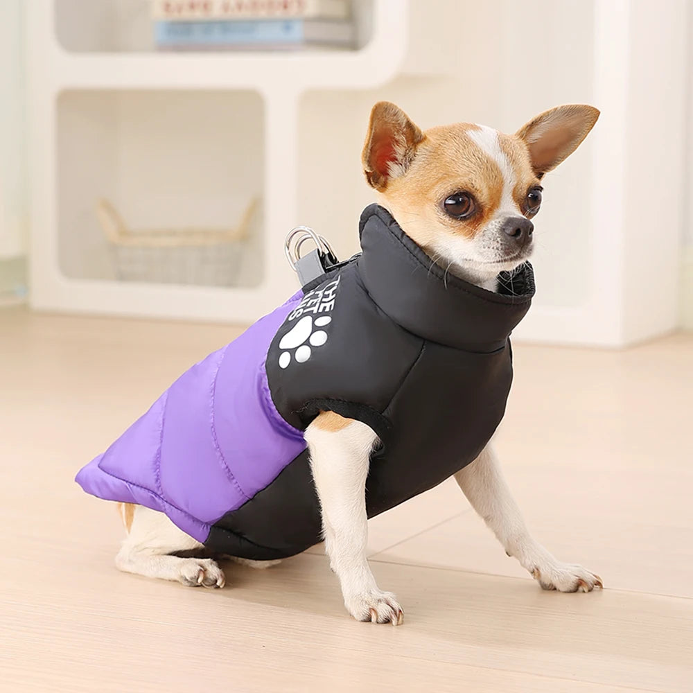 Warm Winter Pet Clothes Windproof Dog Jacket Coat For Small Big Dogs Labrador Costume French Bulldog Golden Retriever Outfits