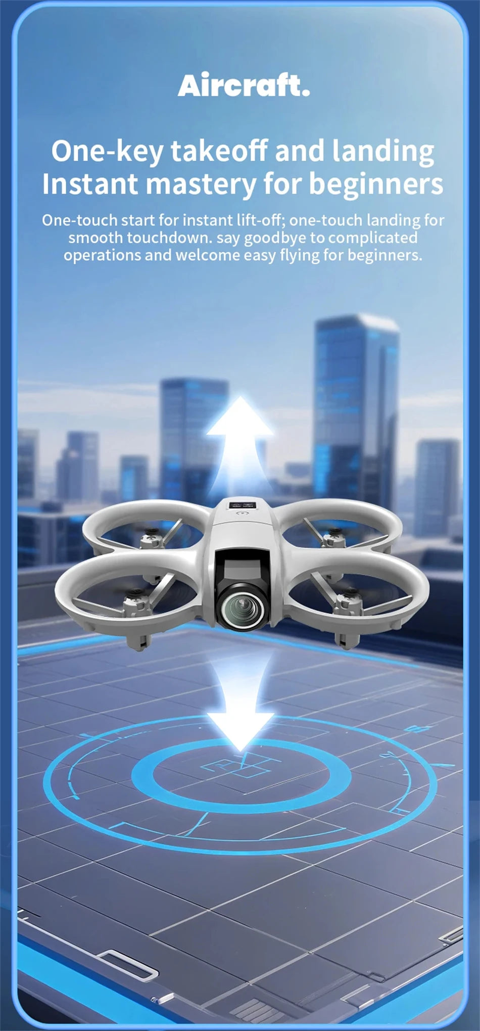 New Hot Mini Drone WIFI FPV Hover Professional 4K Camera Pocket Coloful Lights Dron Rc Plane Foldable Quadcopter RC Toys Gifts