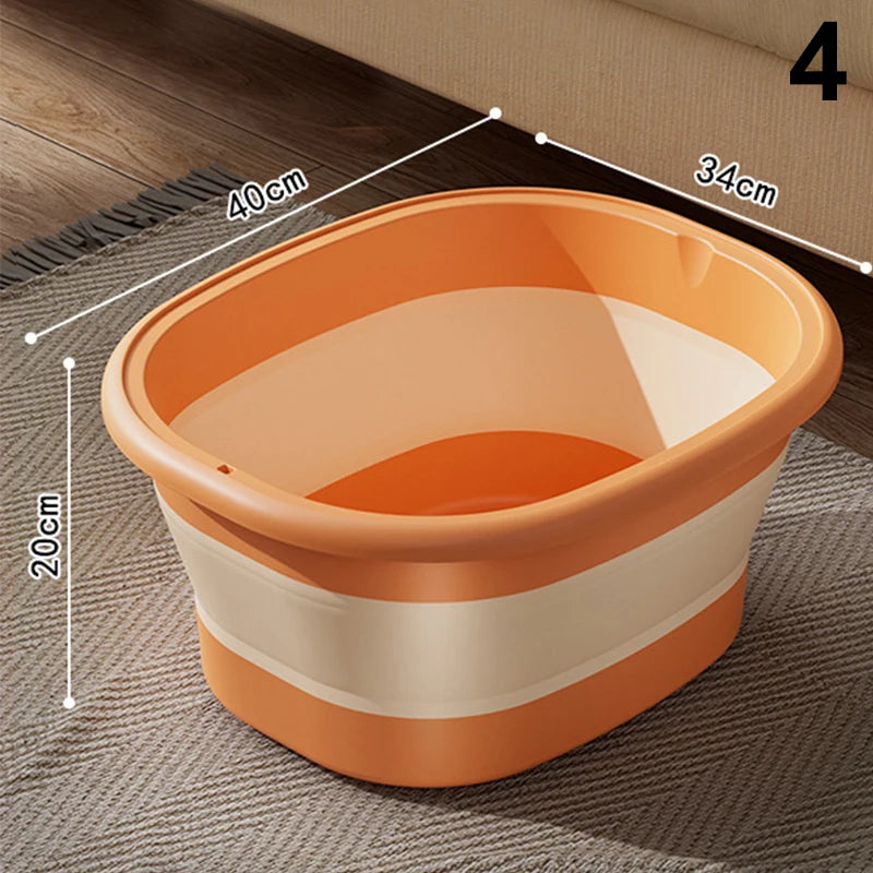1Pcs Foldable Home Foot Bath Bucket Portable Foot Soak Foot Tub Massage Foot Wash Leisure Health Bucket Foot Bath Basin