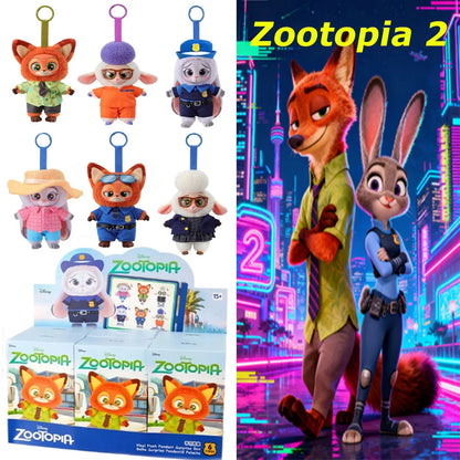 Original Zootopia2 Blind Box Nick Judy Action Figure Plush Vinyl Doll Mystery Surprise Box Anime Figures Cartoon Collection Toy