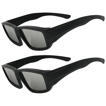 Safe Solar Eclipse Glasses Plastic Frame Professional Solar Viewer Shade For Direct Sun Observation Total Eclipse Eyewear