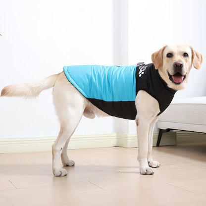 Warm Winter Pet Clothes Windproof Dog Jacket Coat For Small Big Dogs Labrador Costume French Bulldog Golden Retriever Outfits