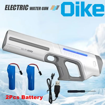 Electric Water Gun Toy for Adults Powerful Automatic Suction Water Blaster Summer Gift Beach Pool Garden Game Outdoor Fun Toy