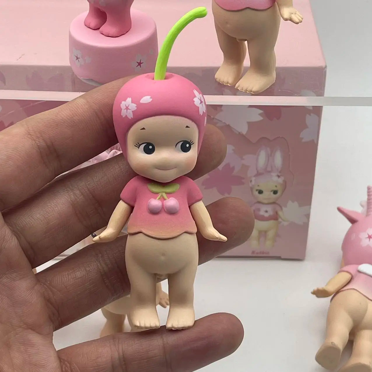 Sonny Angel Cherry Blossom Series Pink Blind Box Toys Anime Action Figure Model Original Ornament Children's Birthday Gifts