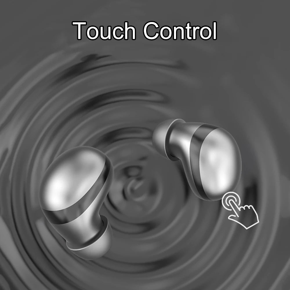 Mini Invisible Earphones Bluetooth 5.3 Headphones HiFi Stereo Wireless Headsets Noise Reduction Earbuds for Xiaomi Huawei