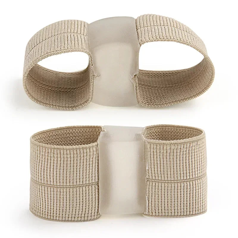 1/2Pc Two Toe Separator Hallux Valgus Bunion Corrector Orthotics Feet Bone Thumb Adjuster Correction Pedicure Feet Straightener
