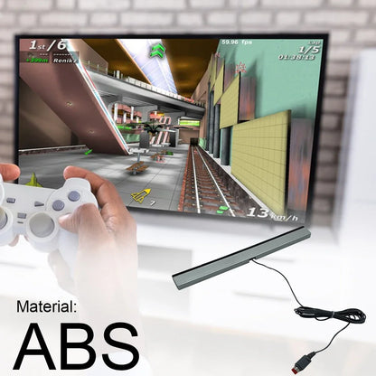 100% Newest Remote Wired Infrared Receiver For Wii IR Signal Ray Wave Sensor Bar For Nintendo Wireless Controller Game Console