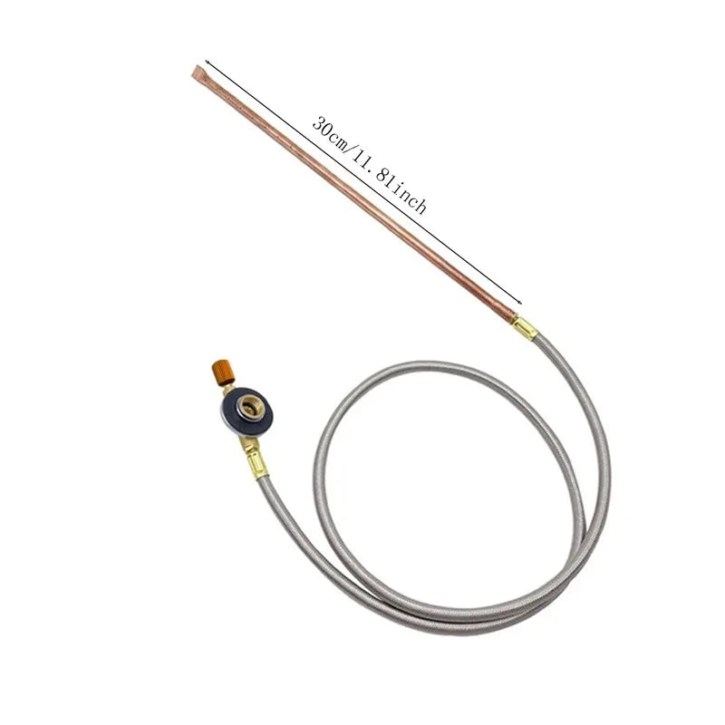 Hand-Held Charcoal Fire Igniter Spray Gun for Outdoor Barbecue Camping Firewood Stove Starter Portable Fire Gun