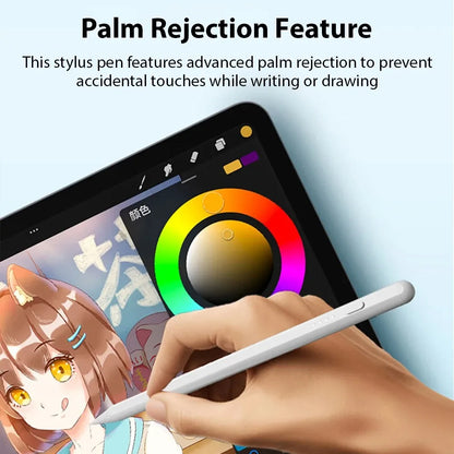 Pencil for Apple iPad with Palm Rejection Stylus Pen for iPad Air M2 Pro 13 Pro 12.9 10 Gen 7th 8th 9th 10.2 for iPad Pencil