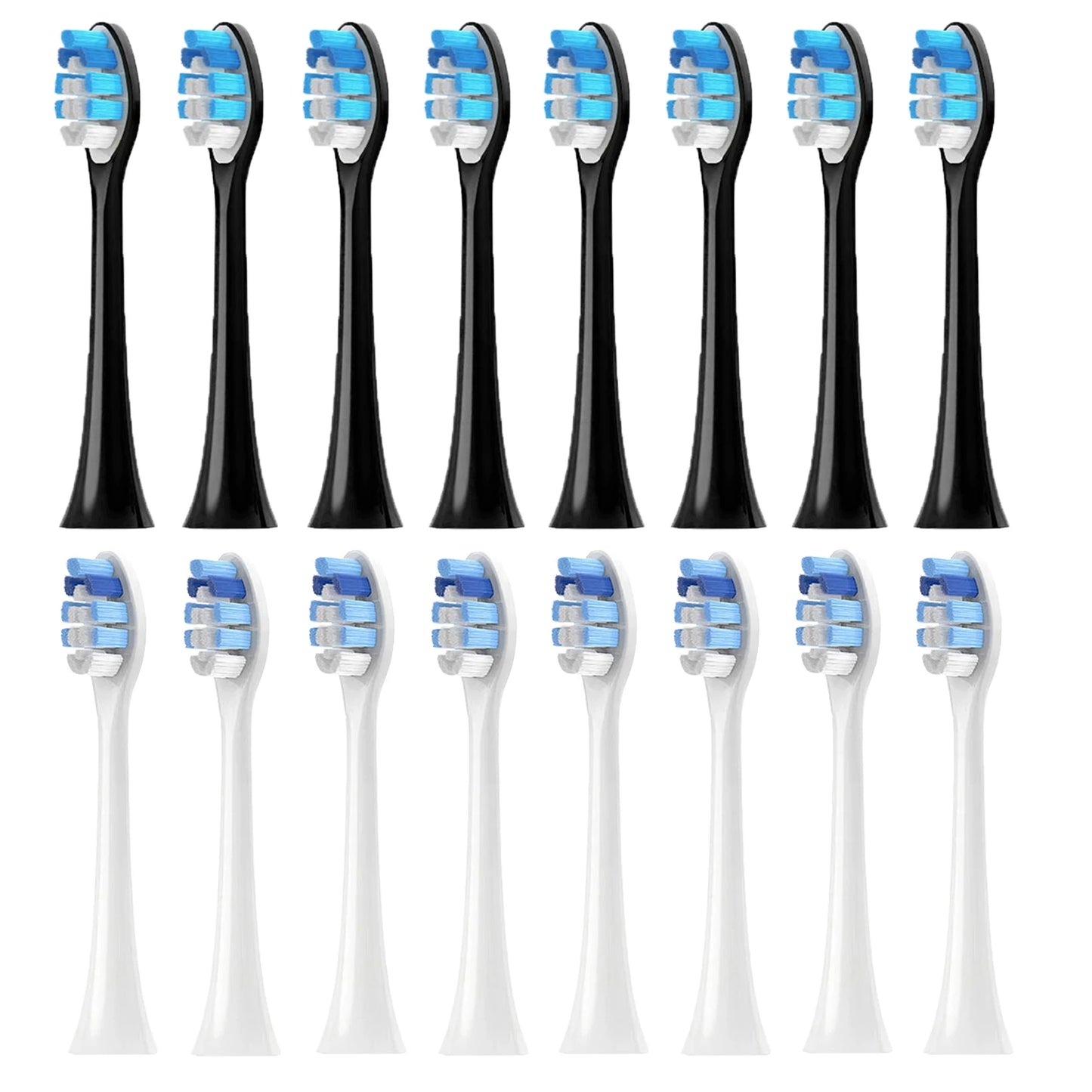 4-16pcs Replacement Toothbrush Heads Compatible with Philips Replacement Brush Heads with Protective Cover Soft Dupont Bristles