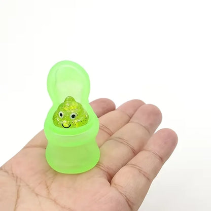 Squeeze Toilet Poop TPR Soft Kawaii Mochi Soft Stress Relief Fidget Toy,Laugh Out Loud with These Fun Prank Toilet Toys for Kids
