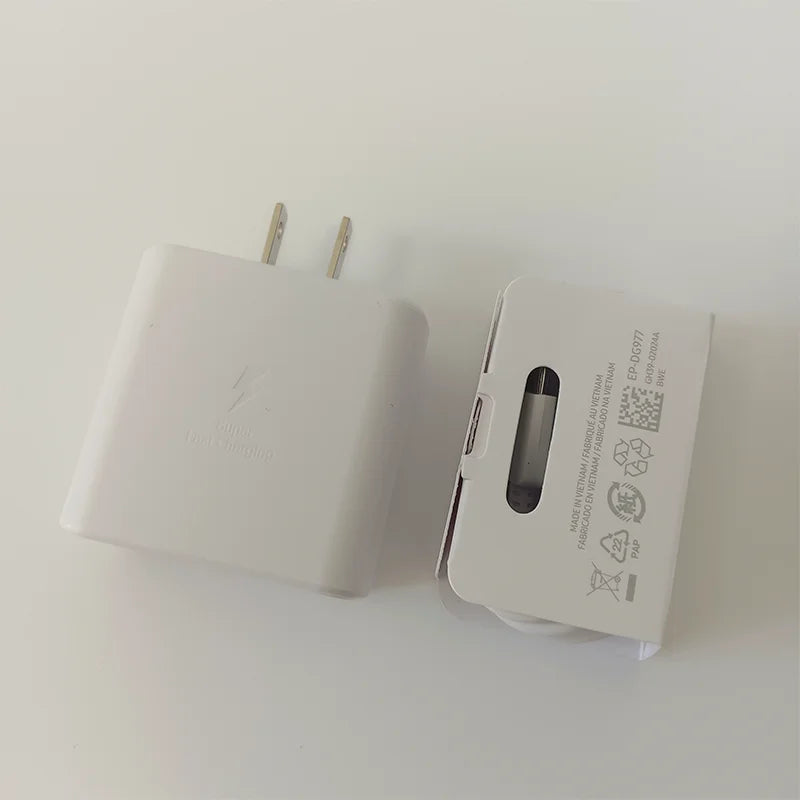 45W Original Samsung Charger Fast Charge Type C Adapter for Galaxy S26+ S25 Ultra S24 FE S23 A07 A55 Note 20 5G F70e F56 F07 F16