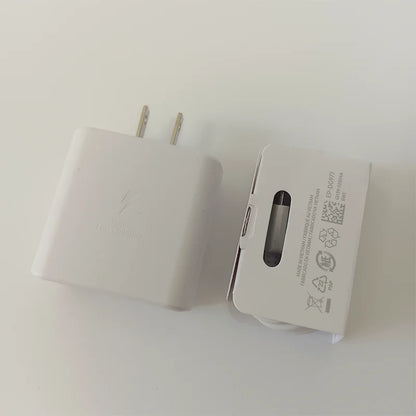 45W Original Samsung Charger Fast Charge Type C Adapter for Galaxy S26+ S25 Ultra S24 FE S23 A07 A55 Note 20 5G F70e F56 F07 F16
