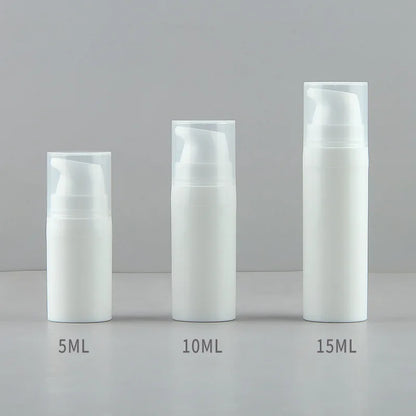 5/10/15/25ml Pp Vacuum Lotion Bottle Empty Cosmetic Container Cream Pump Refillable Bottles Travel Size Airless Liquid Bottle