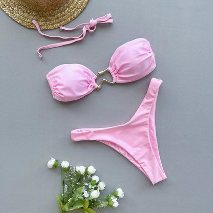 Summer Sexy Bikinis Swimsuits Women Swimwear Push Up Female Beach Swim Wear Bathing Suits Brazilian Bikini Set Pool Bather 2026
