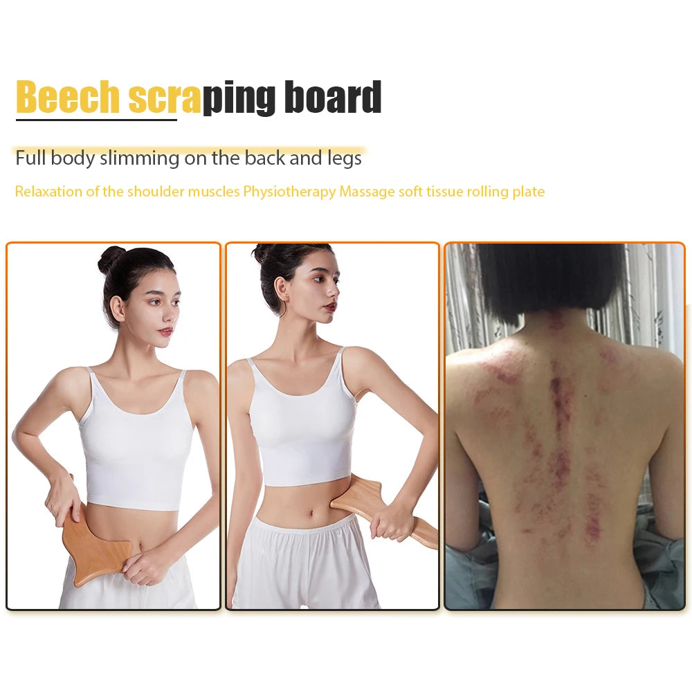 Wood Therapy, Lymphatic Drainage Tool, Lymphatic Paddle, Maderoterapia Colombiana, Wooden Gua Sha, Wood Therapy Massage Tools