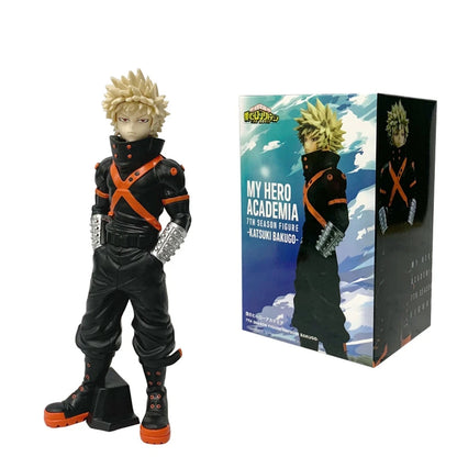 21cm Boku no Hero Academia Anime Figure Bakugo Katsuki Action Figure Midoriya Izuku/Todoroki Shoto Figurine PVC Collection Toys