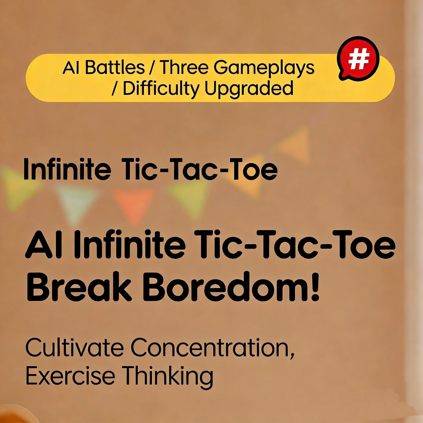 AI Electronic Chess & Tic Tac Toe Set-Educational Brain Teaser, Perfect Gift for Kids & Family Game Night