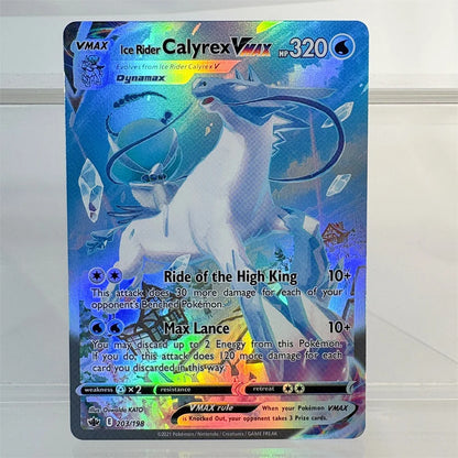 PKM Holographic Flash Proxy Cards Celebi Sylveon Vmax Calyrex Leafeon Charizard  PTCG PROXY Card The Best Gift for Collectors