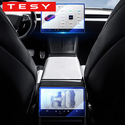 TESY Tempered Glass Film Protector for New Tesla Model YL Y Juniper Launch Model 3 Highland Front Rear Screen Protective