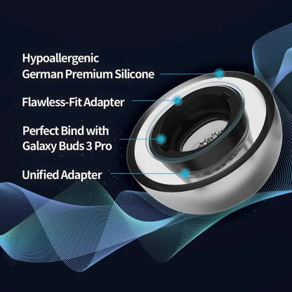 for AZLA Crystal Buds 3 Pro Eartips for Samsung Galaxy Buds 4 Pro Eartips Earplugs Elliptical Mouth Anti Sensitivity Anti Slip