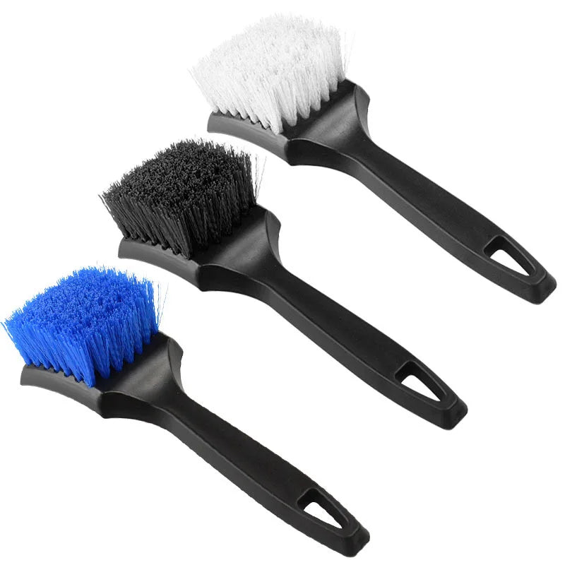 Car Tire Rim Brush Wheel Hub Cleaning Brushes Tire Brush Hard Bristle Brush Universal Auto Wheel Tire Washing Tool Accessories