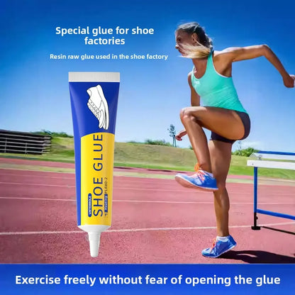 Strong Shoe Glue 60ml, Waterproof Shoe Adhesive Fast Dry for Repair, Sneaker Boot Fix, Transparent Soft Resin DIY Craft Glue