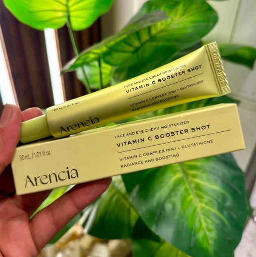 Korean Skin Care Brand Arencia Booster Shot Serum Vitamin C Brighten Skin Tone Essence Retinal Caffeine Smooth Fine Lines Serum