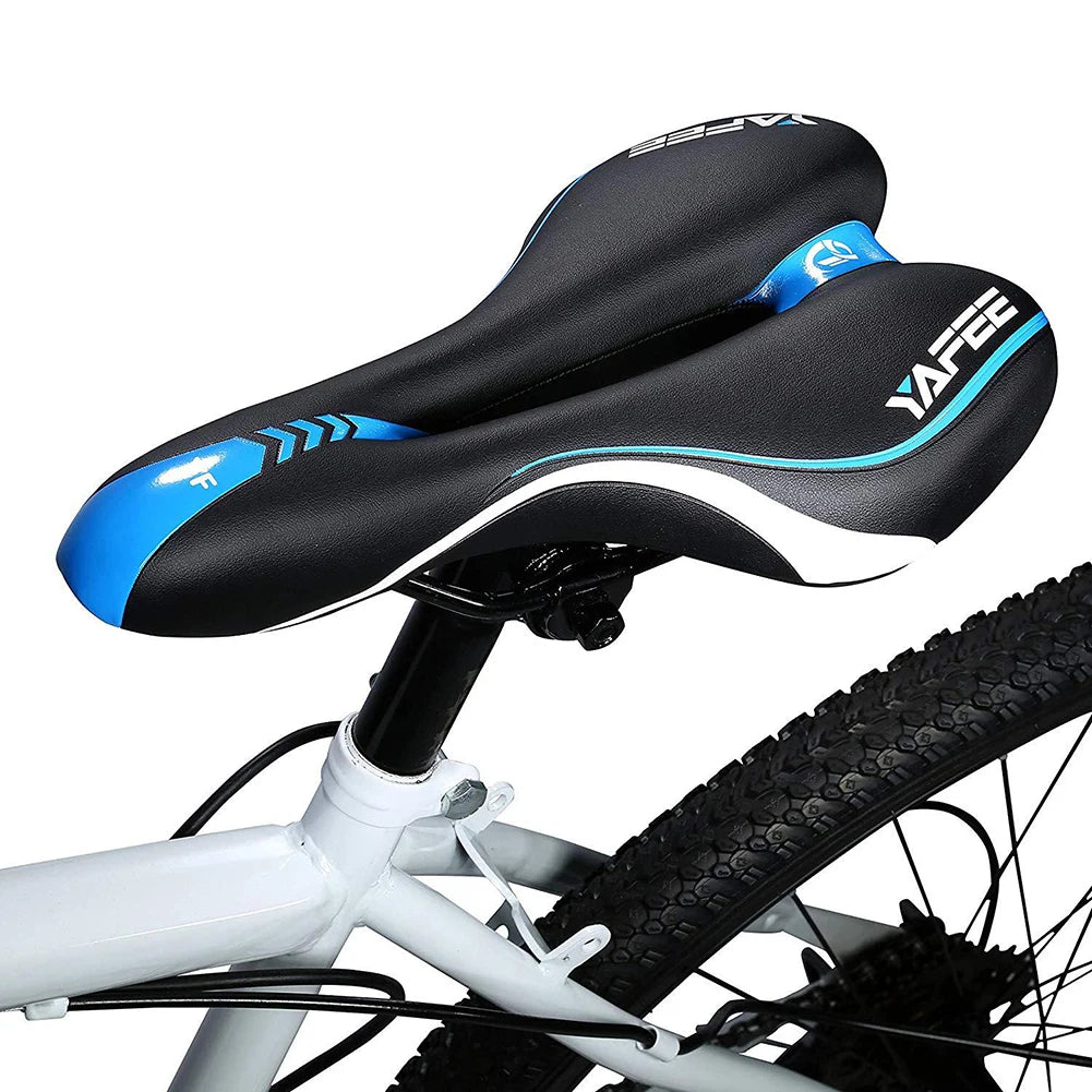 Mountain Bicycle Saddle Road Bike Seat Comfortable Soft Cycling Cushion Exercise Wearable Hollow Soft Bike Accessories For Sport