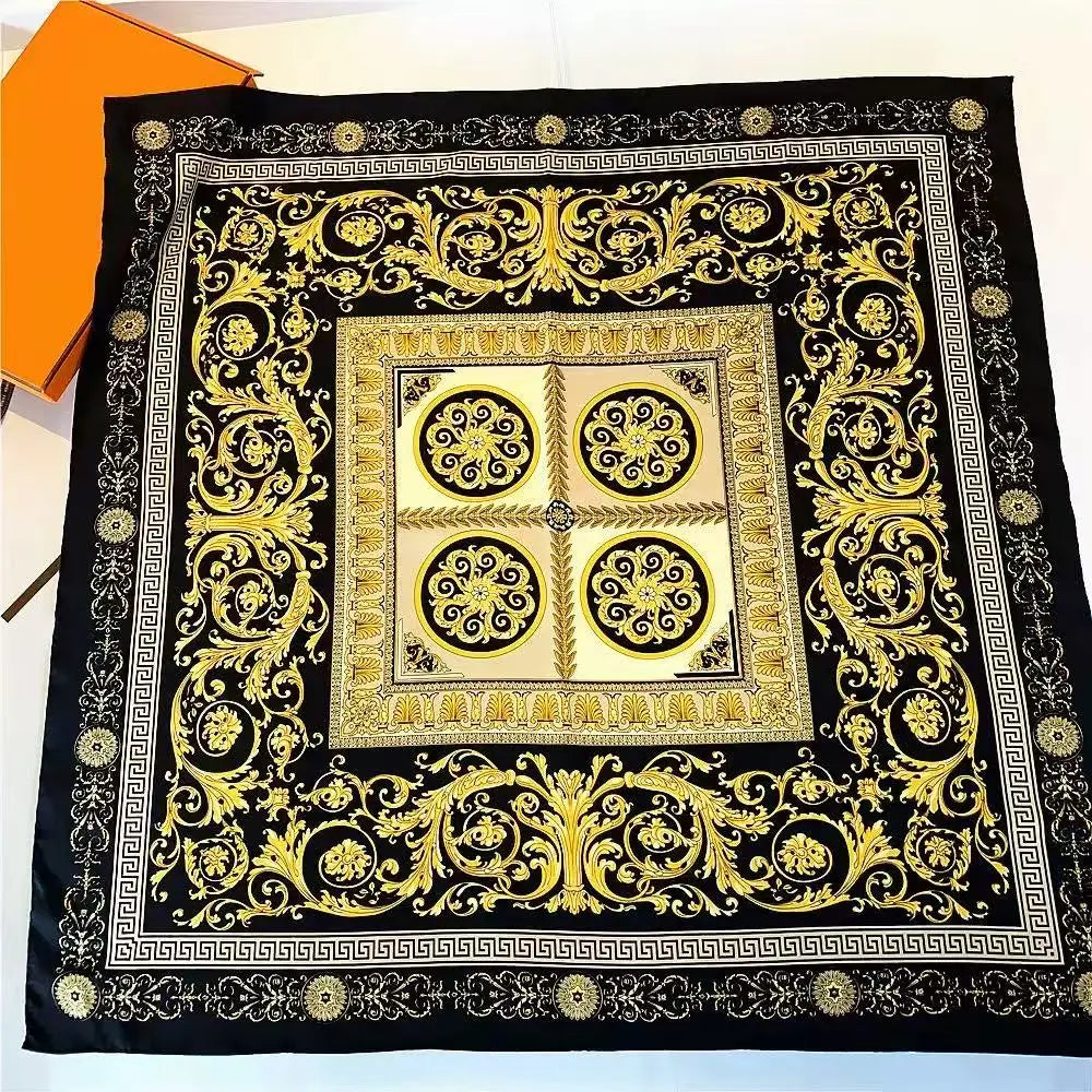 Silky 68x68cm Square Scarf – Stylish & Soft, Multipurpose Head Cover & Elegant Neck Wrap Stylish Print, Silky Soft & Versatile