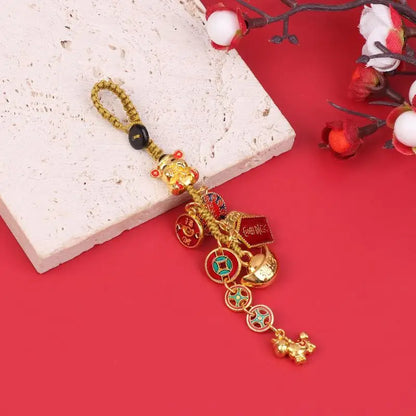 〔W〕2026 Year Of The Horse Wall Hanging Ornament Chinese New Year Lucky Decoration Accessories Housewarming Small Pendant Gifts