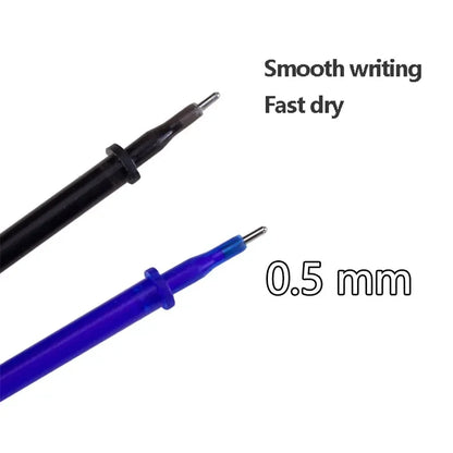Erasable Gel Pen Set Ballpoint Pens Rod 0.5mm Refills Muti-Colors Ink Washable Handle Stationery School Office Writing Supplies