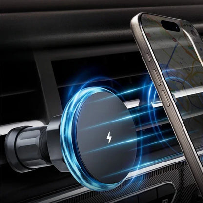 Magsaf Magnetic Car Phone Holder For Audi A1 Sportback 8XA 8XF 2011-2019 Wireless Charging Holder for Mobile iPhone 12 13 Pro