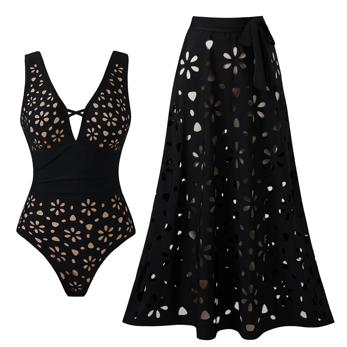 2026 New Sexy Ruffle Bikini Set Printed Brazilian Biquini Women Swimwear Skirt Bathing Suit Girls Summer Beachwear Dress