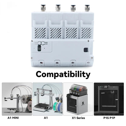 Toaiot Bmcu 370C AMS lite BMCU370C Auto Refill Hall Sensor Bidirectional Buffering for A1 A1 MINI P1 Series 3D printer AMS MMU