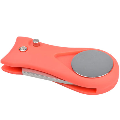 1PCS Foldable Golf Divot Repair Tool with Ball Marker - Switchblade Style Pitch Fork & Groove Cleaner Portable Golf Accessories