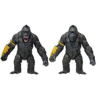 2 Styles King Kong Gorilla Articulated Joints Moveable Action Figure Vinyl Doll Collection Model Toys