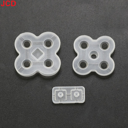 JCD 1set For DS Lite Conductive Rubber Button Pad Set Replacement Part For NDSL DSL Game Console Silicon Buttons