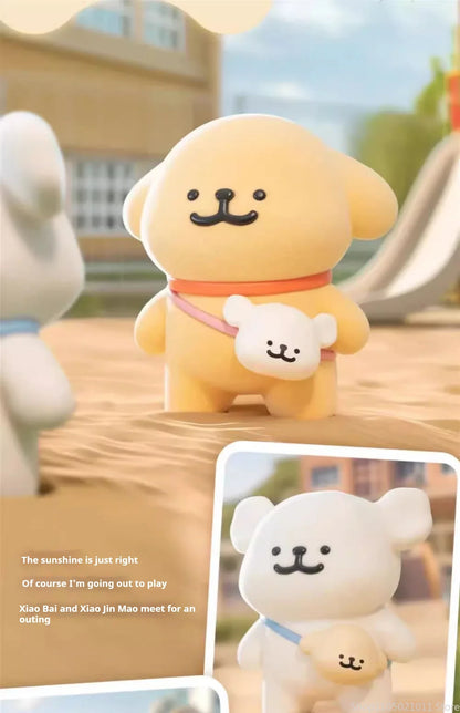 Maltese Dog Blind Box We Are The Best In World Series Cute Model Flocking Figures Childrens Toys Peripheral Gifts