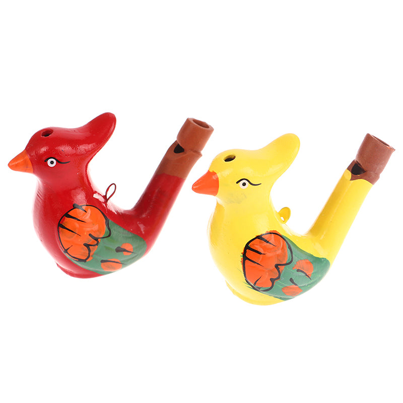 Coloured Drawing Water Bird Whistle for Kid Early Learning Educational Children Toy Musical Instrument Bathtime Musical Gift