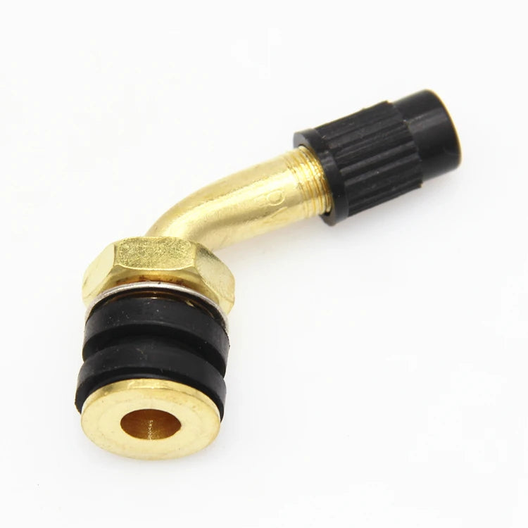 Motorcycle Scooter Tubeless Tire Valve Stem Straight Bent 90 135 degree Copper Silver Valve For ATV Motorbike Quad