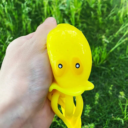 Baby Bath Toys Sponge Water Absorbing Octopus Squeezing Stress Relief Toys Summer Swimming Play Water Bath Toy for Children