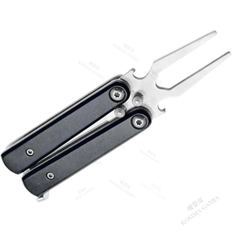 Golf Alloy Forks - Golf Divot Repair Tool, 2025 Metal Golf Alloy Fork, Butterfly Design, Golf Course Accessory
