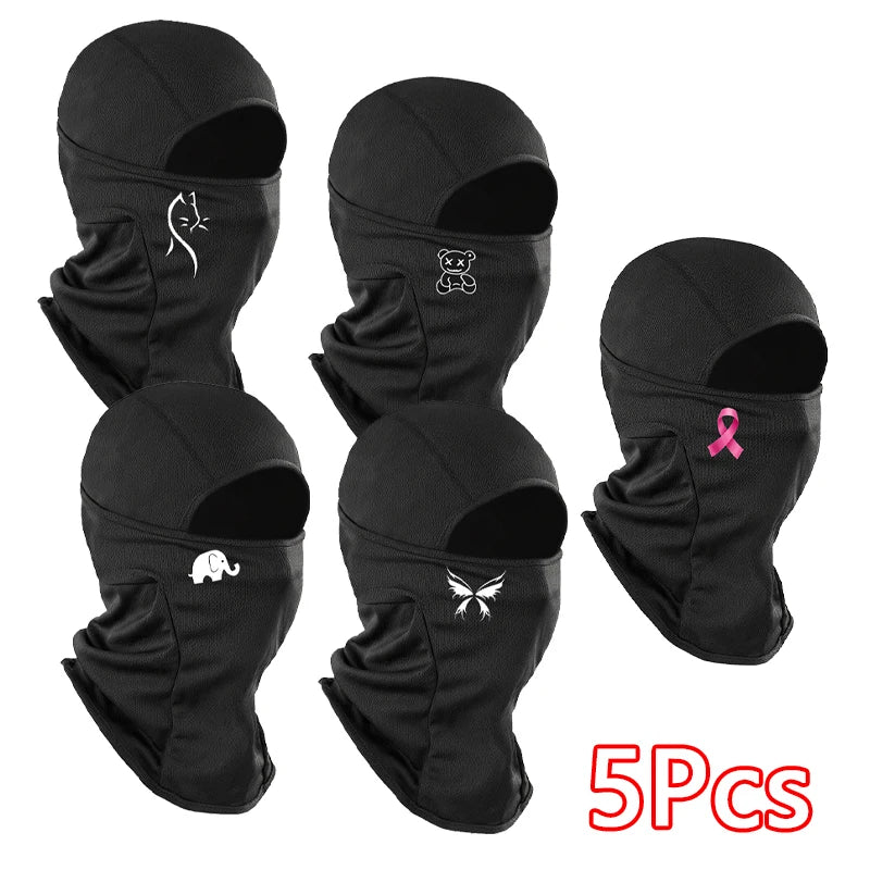 Musion Balaclava Women's Cycling Face Mask Multi Functional One Piece Headscarf Scarf Windproof Dustproof  Sunscreen Four Season