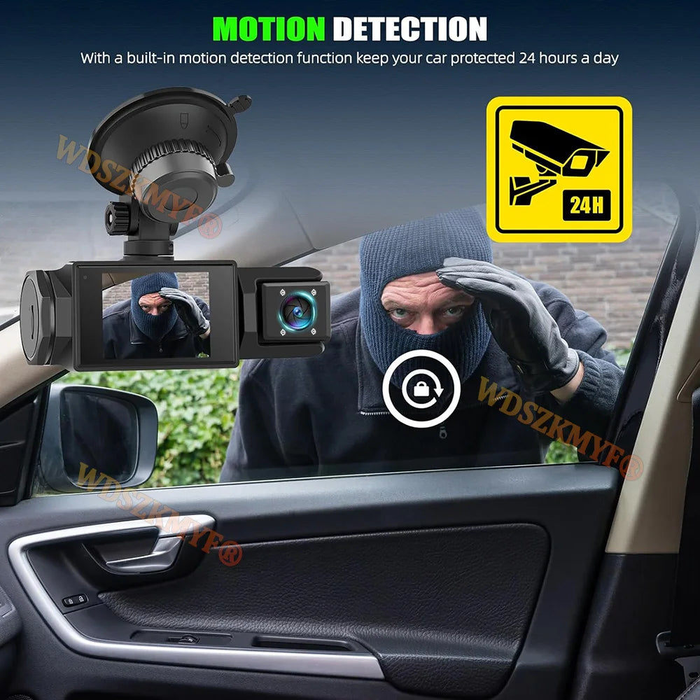 3LENS WIFI Dash Cam Car Camera 1080P Video Recorder Car DVR 2Len Front Options Rear View Camera Night Vision Car Accessories
