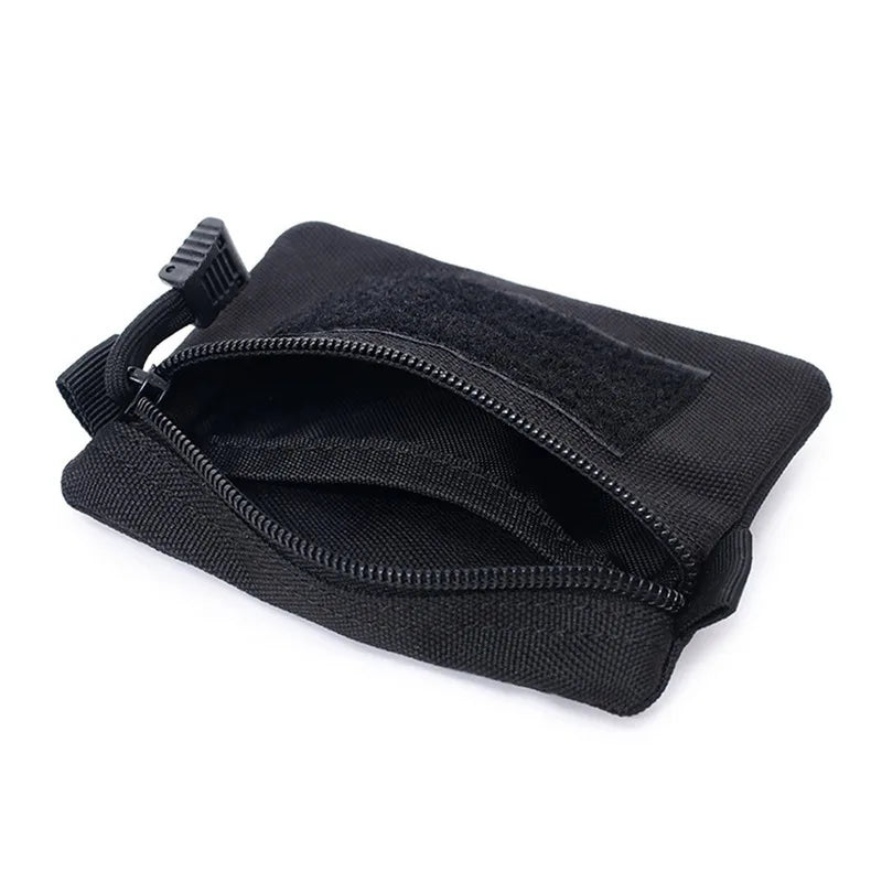 Outdoor EDC Molle Wallet Portable Waterproof Zipper Waist Pouch for Camping Hiking Hunting Travel EDC Pack