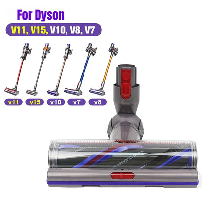 High Torque Anti-Tangle Brush Head for DysonV8 V7 V11 V15 V10 Models Attachment with Adjustable Suction Premium Vacuum Accessory